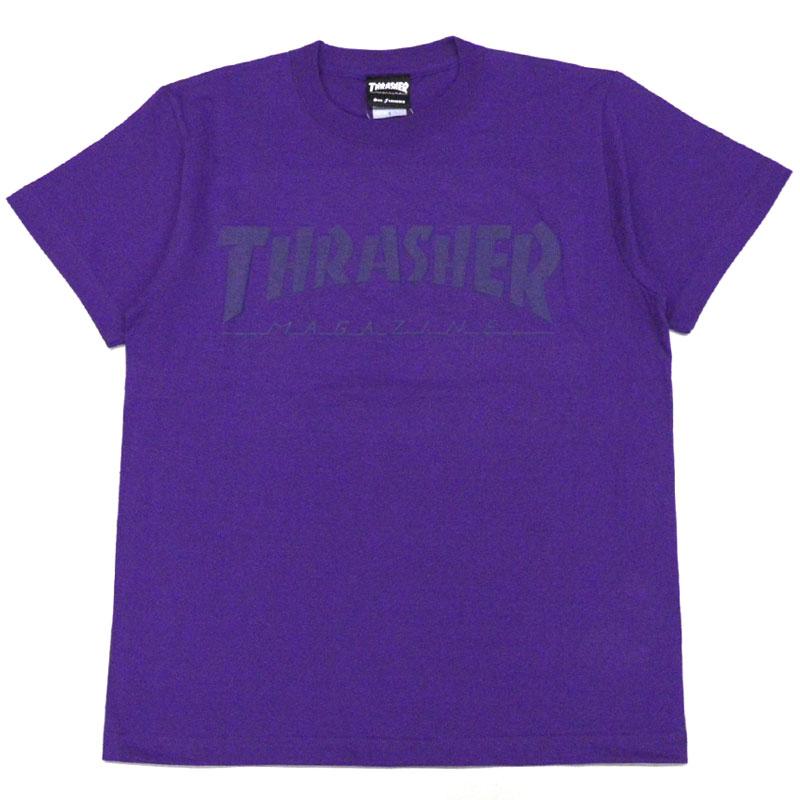 Thrasher Kids Foaming Logo S/S Tee Purple