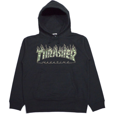 Thrasher Tiger Flame Camo Hoodie Sweat