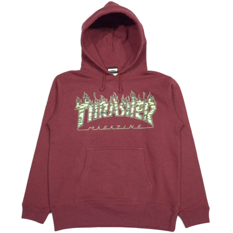 Thrasher Tiger Flame Camo Hoodie Sweat