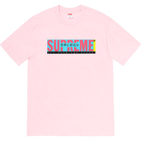 Supreme All Over Tee Pink