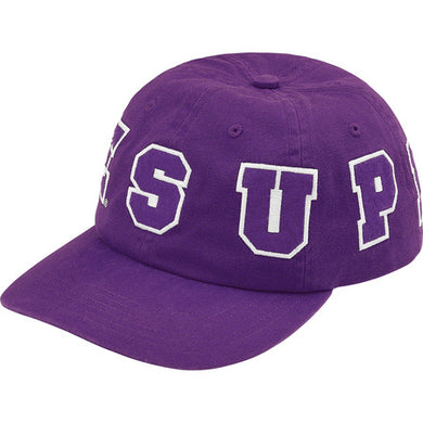 Supreme Spellout 6-Panel Purple