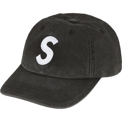 Supreme Pigment Print S Logo 6-panel Black