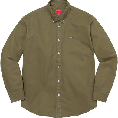 Supreme Small Box Twill Shirt Olive