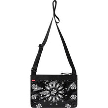 Supreme Bandana Tarp Side Bag Black