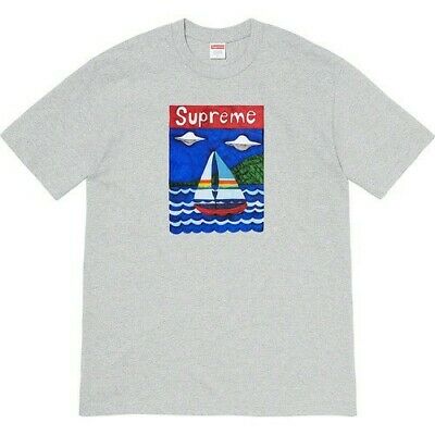 Supreme Sailboat Tee Grey