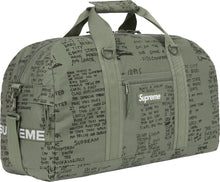 Supreme Field Duffle Bag Olive