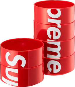 Supreme®/Heller Bowls (Set Of 6) Red