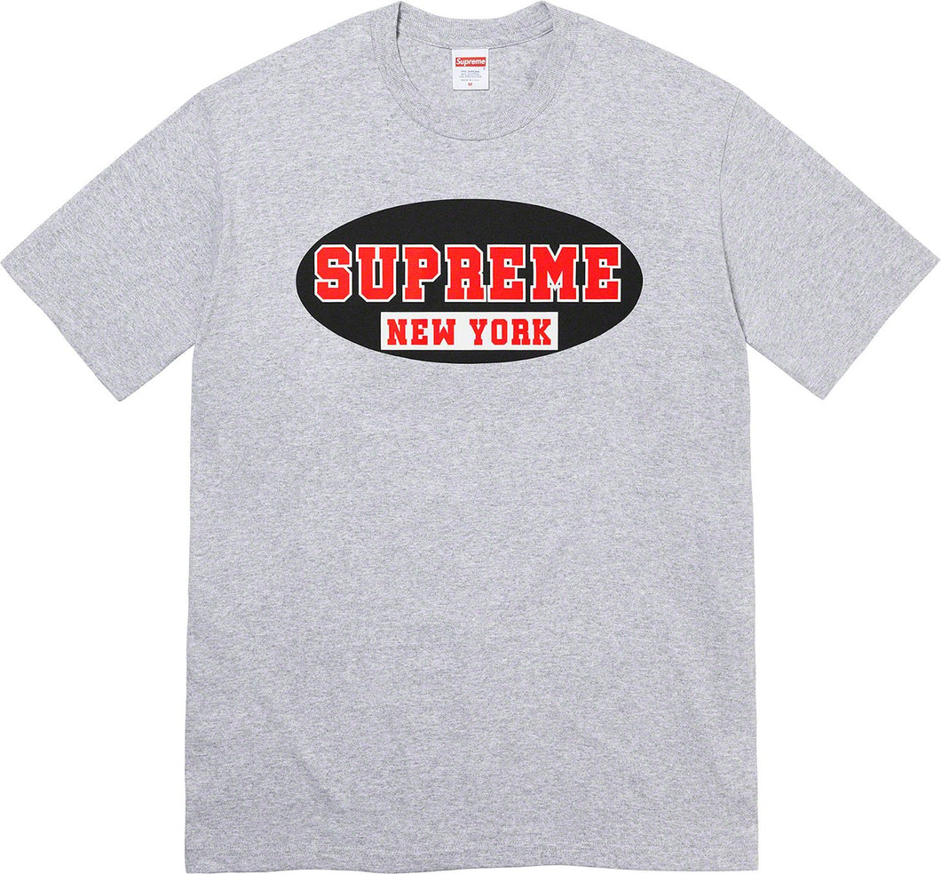Supreme New York Tee Grey