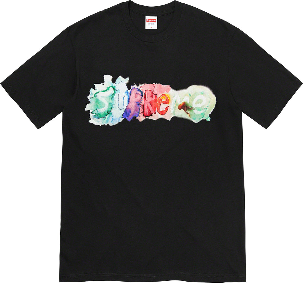 Supreme Watercolor Tee Black