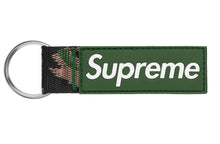 Supreme Webbing Keychain Green Camo