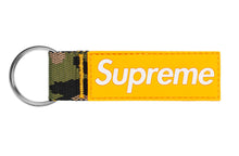 Supreme Webbing Keychain Yellow Camo