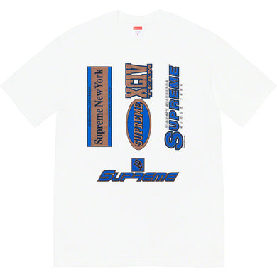 Supreme Multi Logos Tee White