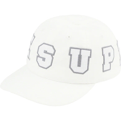 Supreme Spellout 6-Panel White