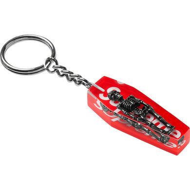 Supreme Skeleton Keychain Red