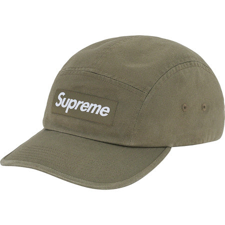 Supreme Washed Chino Twill Camp Cap (FW20) Olive