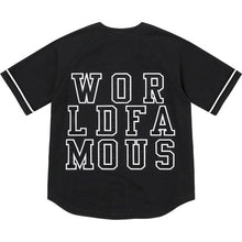 Supreme denim Baseball Jersery Black