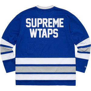 Supreme Wtaps Hockey Jersey Blue