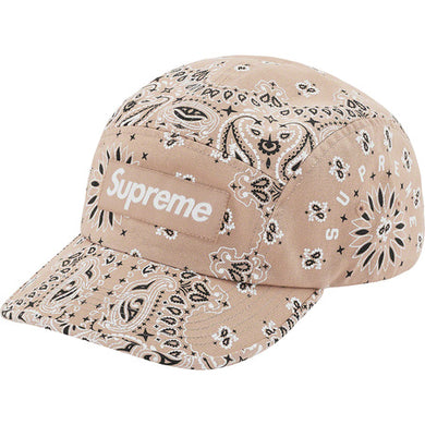 Supreme Bandana Camp Cap Tan