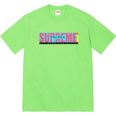 Supreme All Over Tee Lime